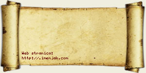 Josif Čakaranović vizit kartica